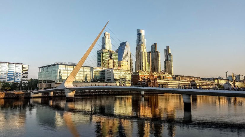 Puerto Madero and the Women's Bridge